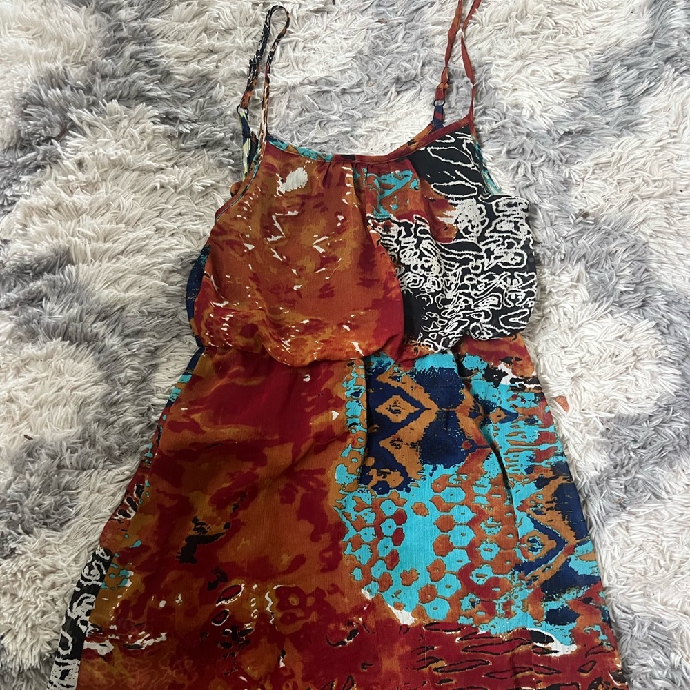 Poetry size small tribal print dress